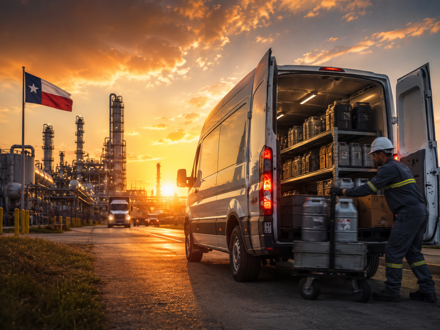 Petrochemical Same-Day Delivery Across Texas